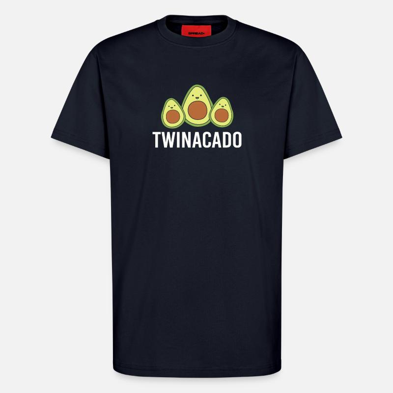 Zwilling Mutter Zwillinge Mama Geschenk - T-Shirt - made by SPREAD - DARK NAVY