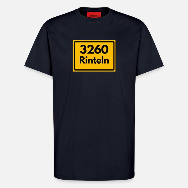 OLD POSTCODE RETRO 3260 RINTELN – WESER - T-Shirt - made by SPREAD - DARK NAVY