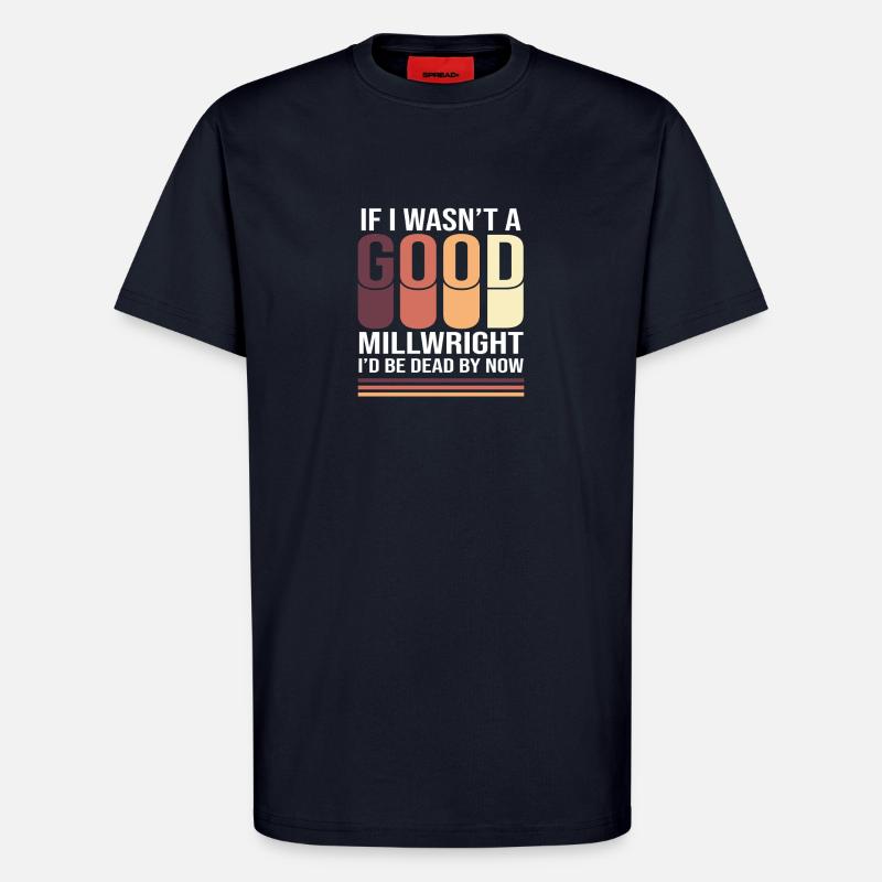CNC Mechanic Mechanical Engineer Locksmith - T-Shirt - made by SPREAD - DARK NAVY