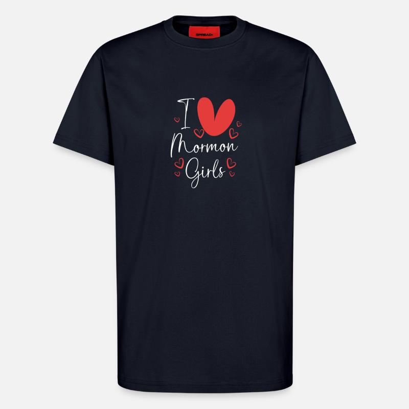 Mormonen Mädchen - T-Shirt - made by SPREAD - DARK NAVY