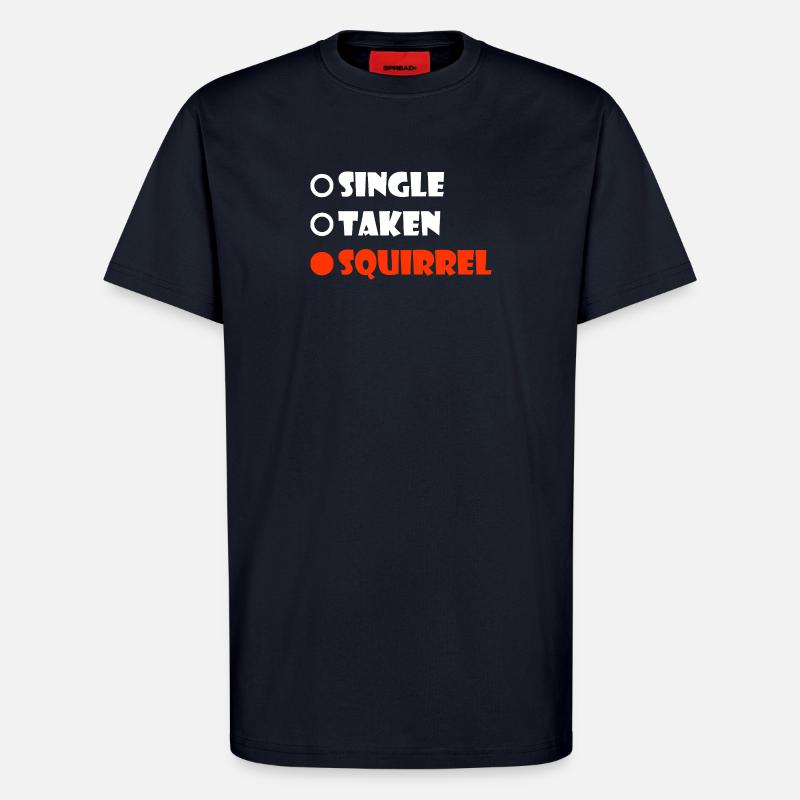 Nur genommenes Eichhörnchen - T-Shirt - made by SPREAD - DARK NAVY