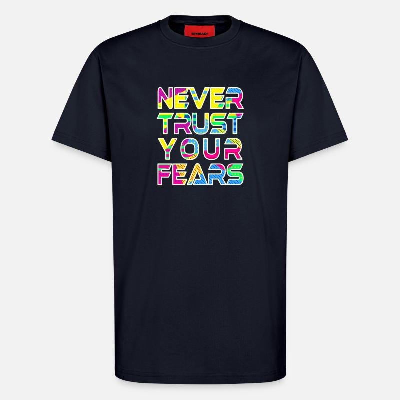 Niemals Angst vor W - T-Shirt - made by SPREAD - DARK NAVY