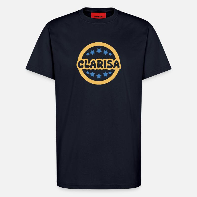 Clarisa als Geschenk - T-Shirt - made by SPREAD - DARK NAVY