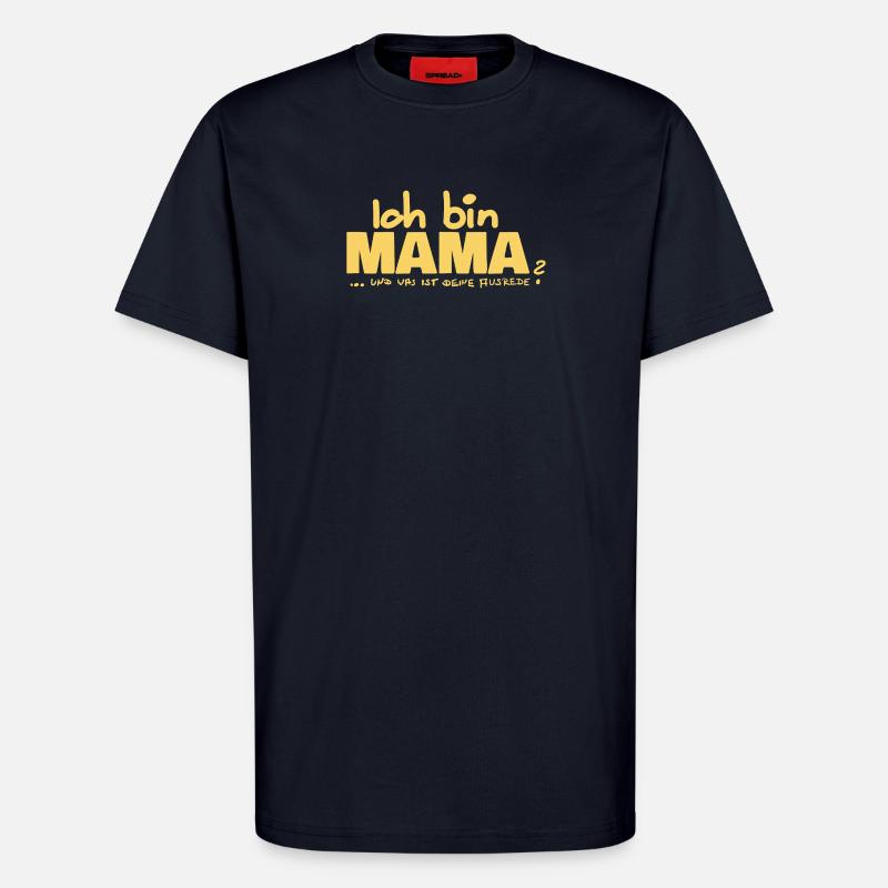 Ich bin Mama Mutterschaft Statement - T-Shirt - made by SPREAD - DARK NAVY