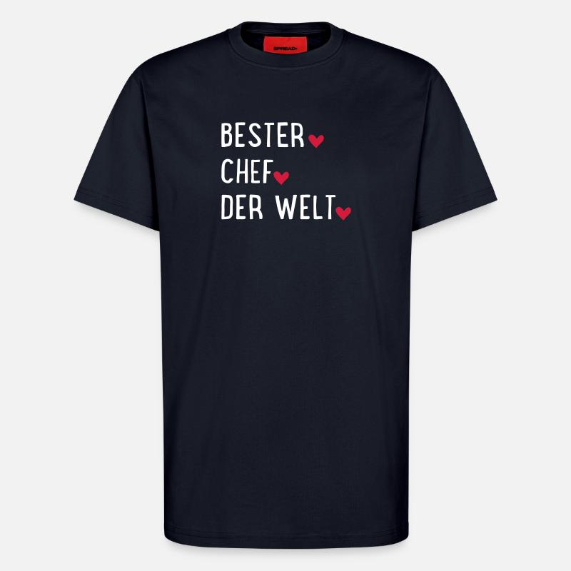 Bester Chef der Welt - T-Shirt - made by SPREAD - DARK NAVY