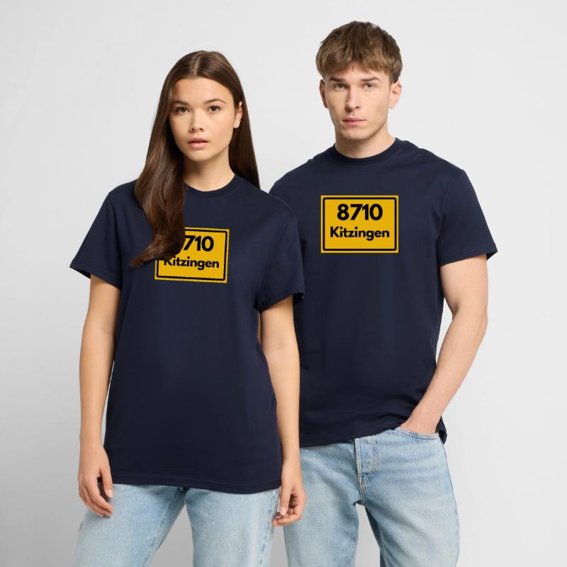 OLD POSTCODE ZIP CODE 8710 KITZINGEN HEIMATSTOLZ T-Shirt - made by SPREAD