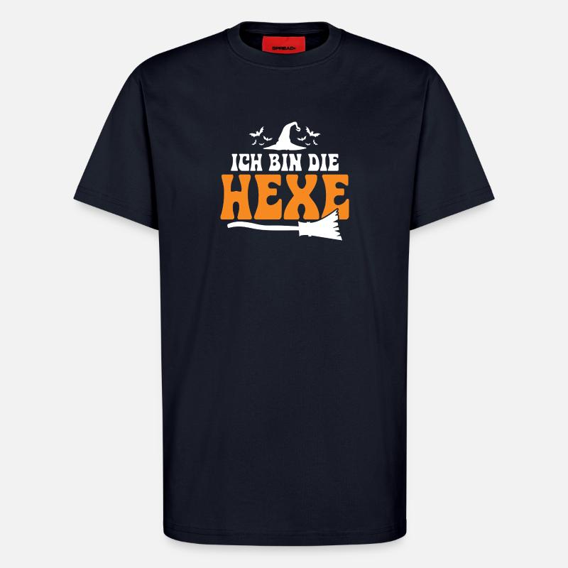 Ich bin die Hexe - T-Shirt - made by SPREAD - DARK NAVY