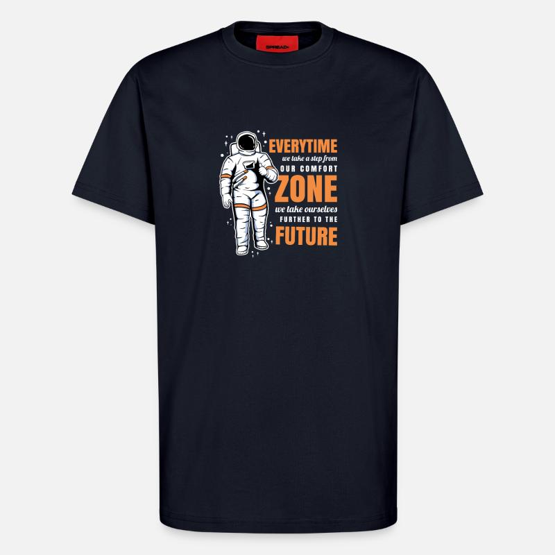 Everytime Zone Future Astronaut Space Graphic - T-Shirt - made by SPREAD - DARK NAVY
