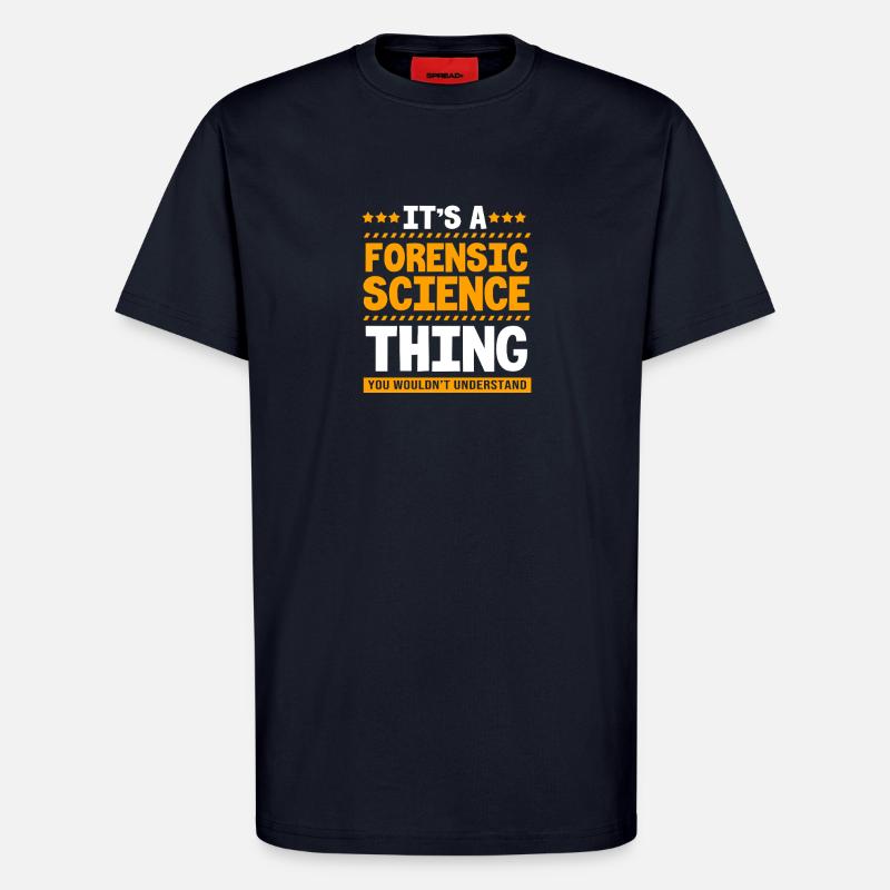 Forensik Forensiker - T-Shirt - made by SPREAD - DARK NAVY
