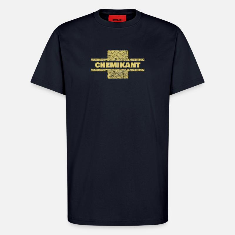 Technicien chimiste - T-shirt bio décontracté fabriqué en UE - DARK NAVY