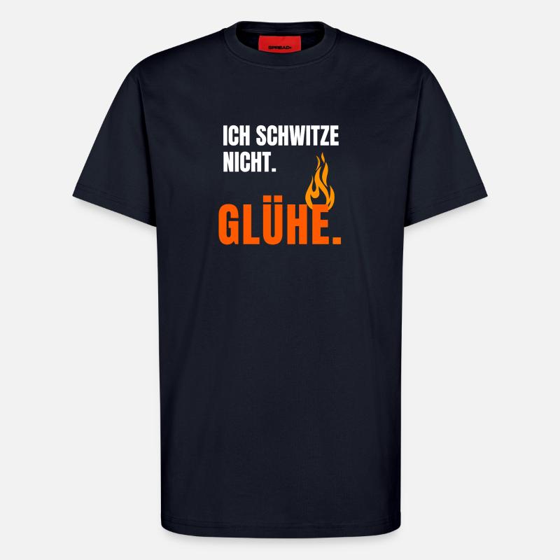 Ich Glühe Schon - T-Shirt - made by SPREAD - DARK NAVY