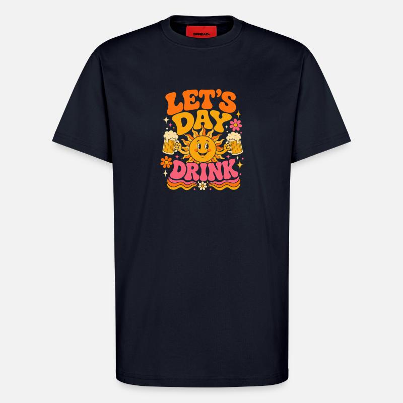 Sonne, Bier & Feierlaune - T-Shirt - made by SPREAD - DARK NAVY