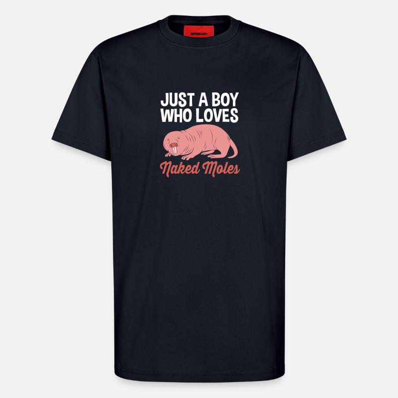 Chiot de sable - T-shirt bio décontracté fabriqué en UE - DARK NAVY