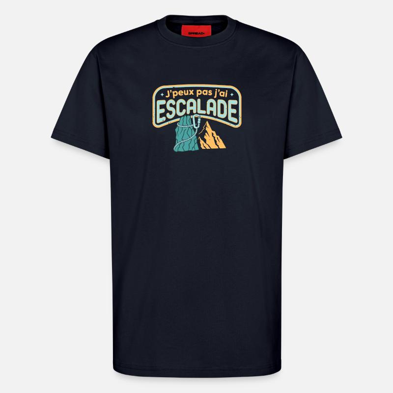 J'peux pas j'ai Escalade - T-shirt bio décontracté fabriqué en UE - DARK NAVY