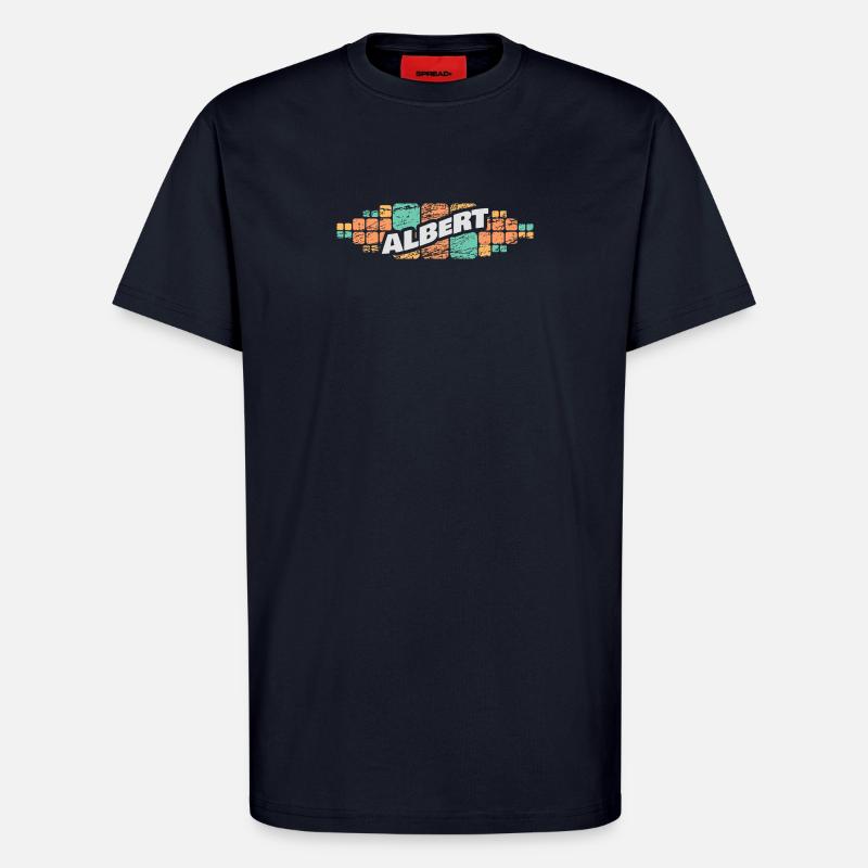 Albert as a given name - T-Shirt - made by SPREAD - DARK NAVY