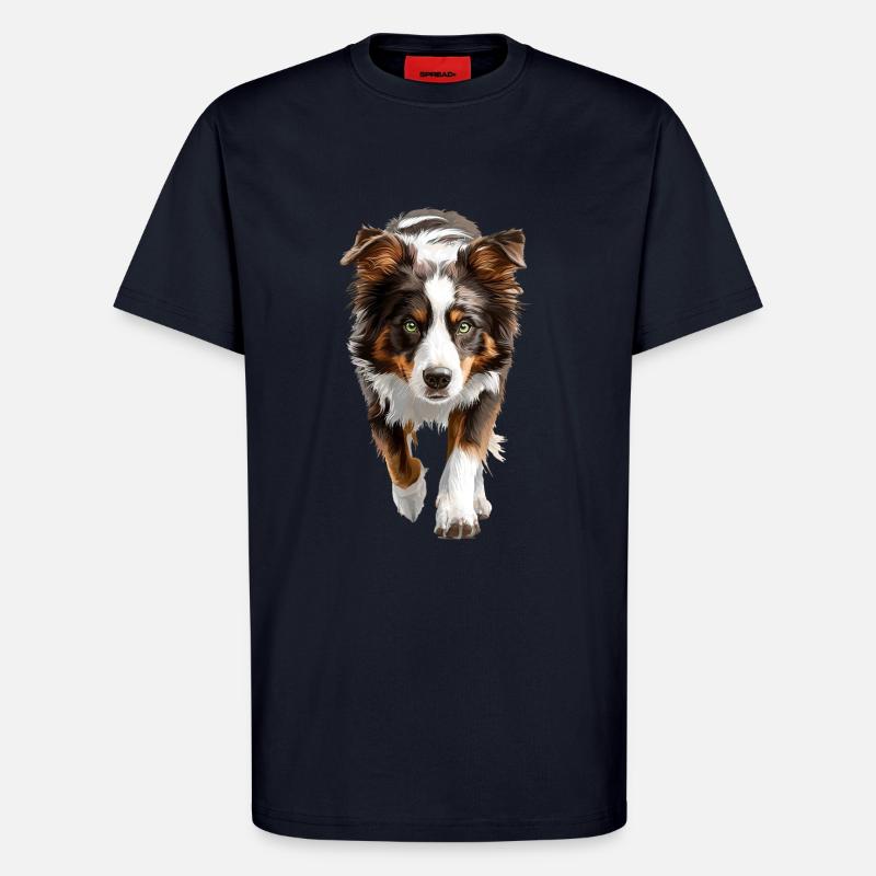 Australischer Schäferhund - T-Shirt - made by SPREAD - DARK NAVY