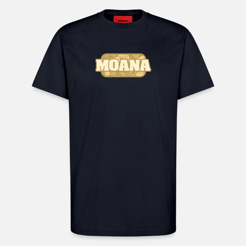Moana as organic - T-Shirt - made by SPREAD - DARK NAVY