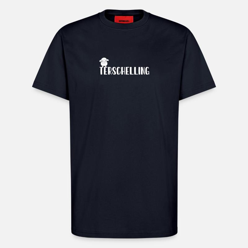 Süßes Schaf Terschelling - T-Shirt - made by SPREAD - DARK NAVY