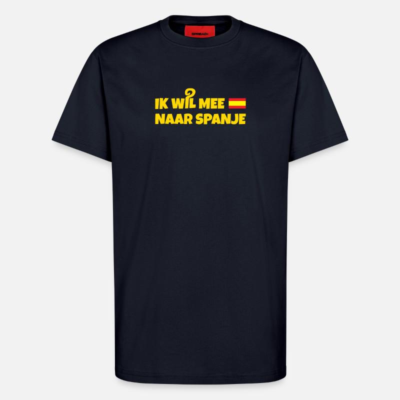 Ich möchte nach Spanien - T-Shirt - made by SPREAD - DARK NAVY