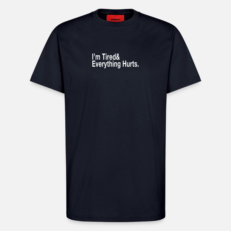 Ich bin müde - T-Shirt - made by SPREAD - DARK NAVY