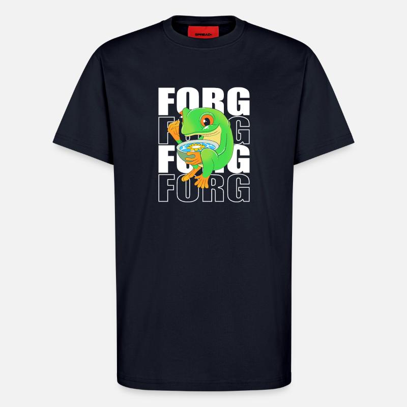 Frosch Laubfrosch - T-Shirt - made by SPREAD - DARK NAVY