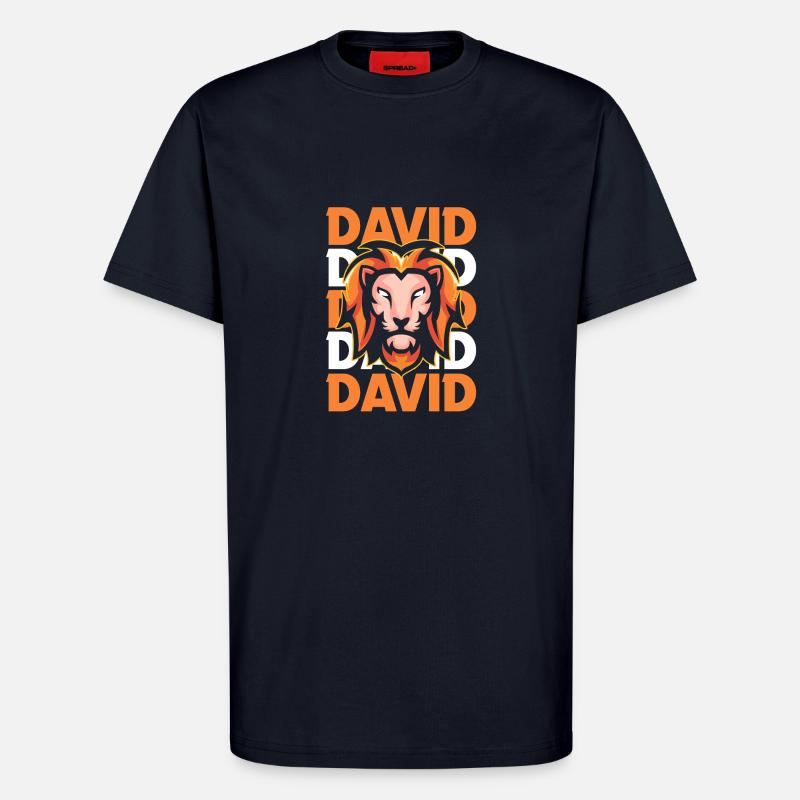 Löwe David - T-Shirt - made by SPREAD - DARK NAVY