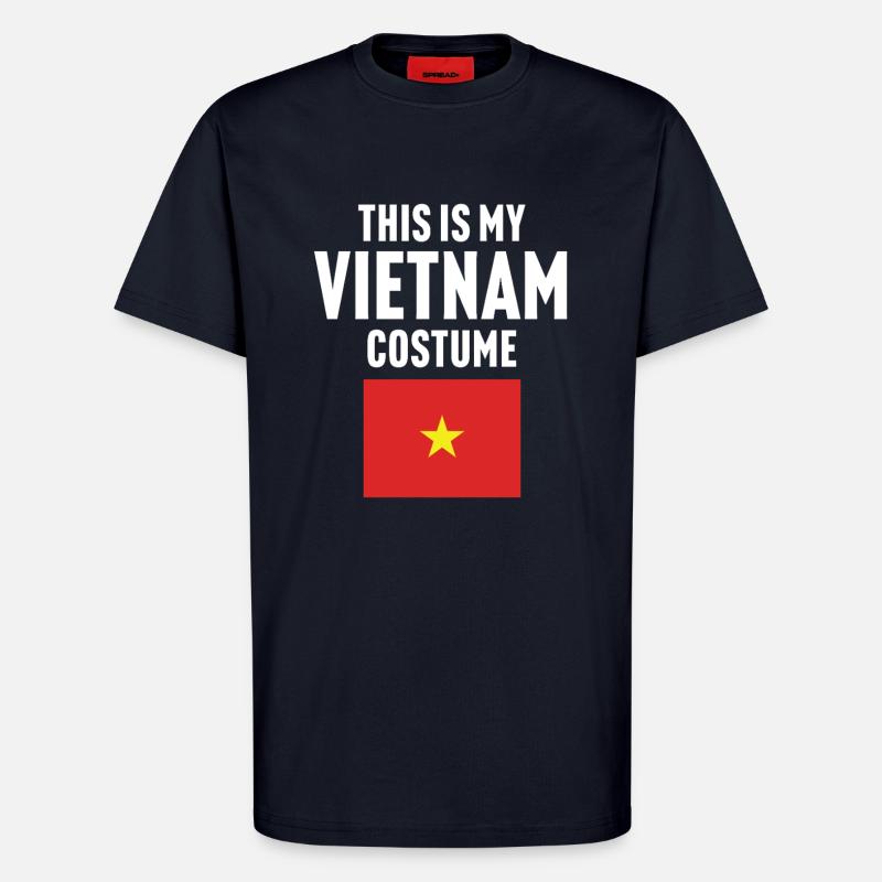 C’est mon costume de Vietnam - T-shirt bio décontracté fabriqué en UE - DARK NAVY