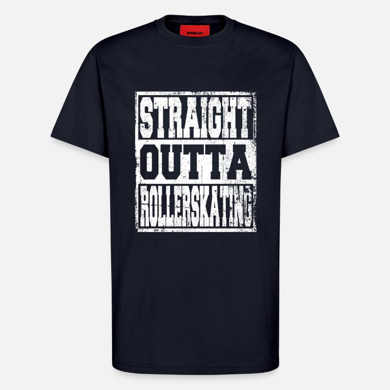 Rollerskating Spruch lustig - T-Shirt - made by SPREAD - DARK NAVY