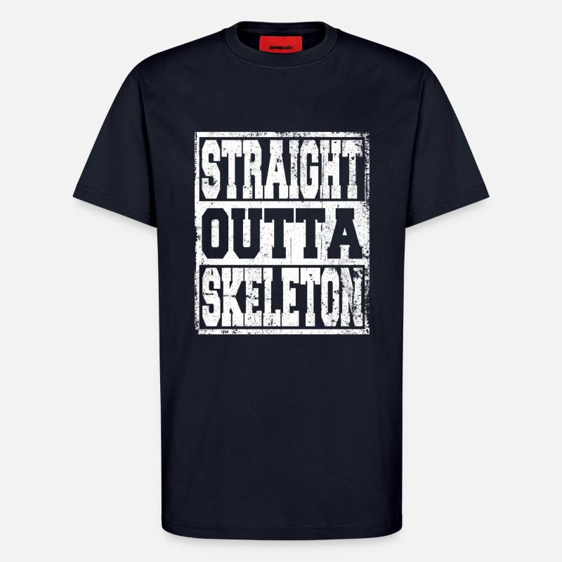 Skeleton Spruch lustig - T-Shirt - made by SPREAD - DARK NAVY