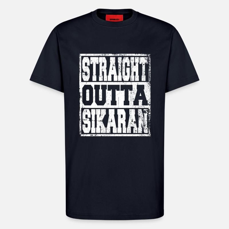 Sikaran Spruch lustig - T-Shirt - made by SPREAD - DARK NAVY