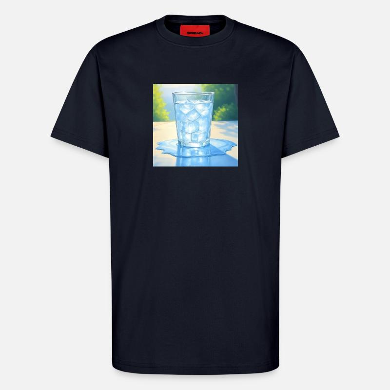 Ein Eis in der Sonne - T-Shirt - made by SPREAD - DARK NAVY