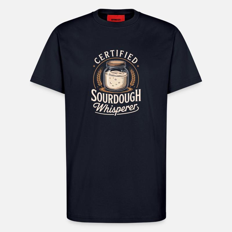 Zertifizierter Sauerteigflüsterer - T-Shirt - made by SPREAD - DARK NAVY