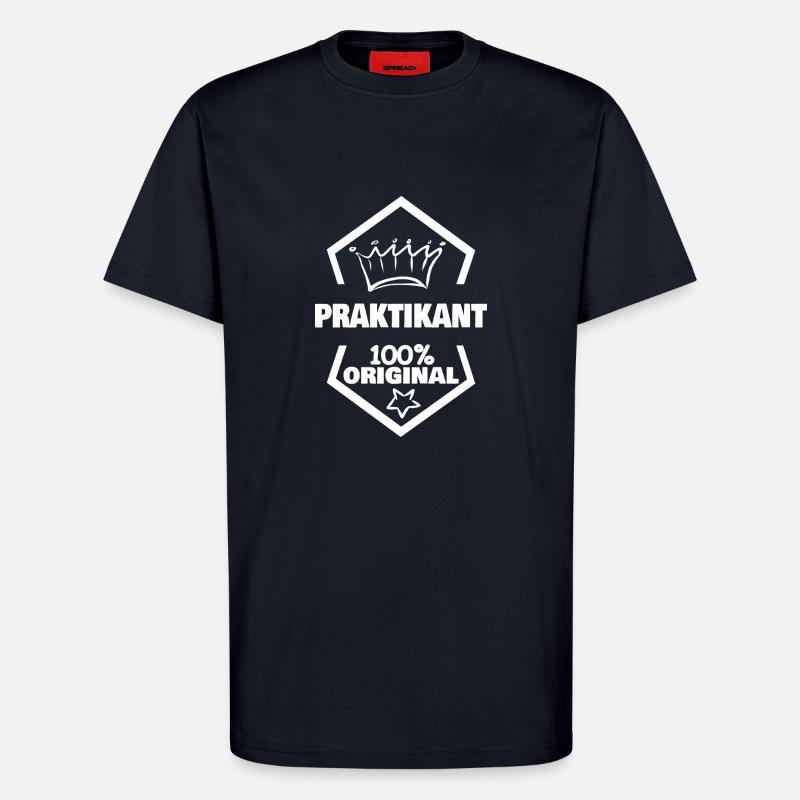Intern as work - T-Shirt - made by SPREAD - DARK NAVY