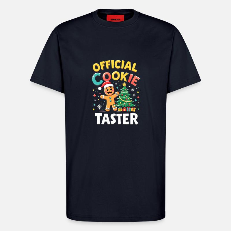 Official Cookie Button - T-Shirt - made by SPREAD - DARK NAVY