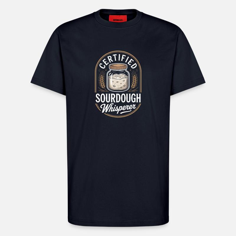 Zertifizierter Sauerteigflüsterer - T-Shirt - made by SPREAD - DARK NAVY