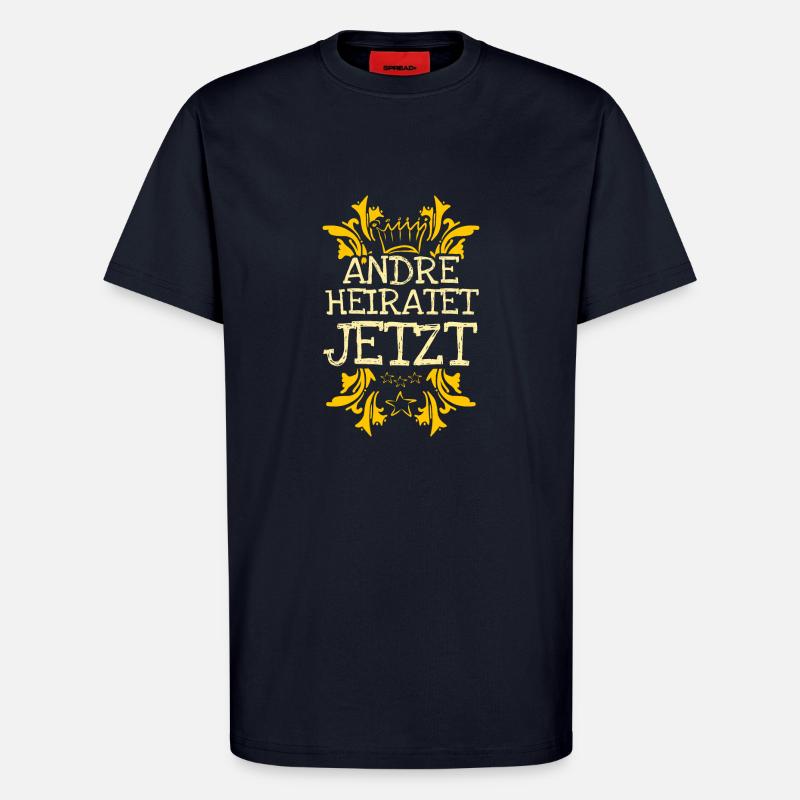 Andre als Bachelor - T-Shirt - made by SPREAD - DARK NAVY