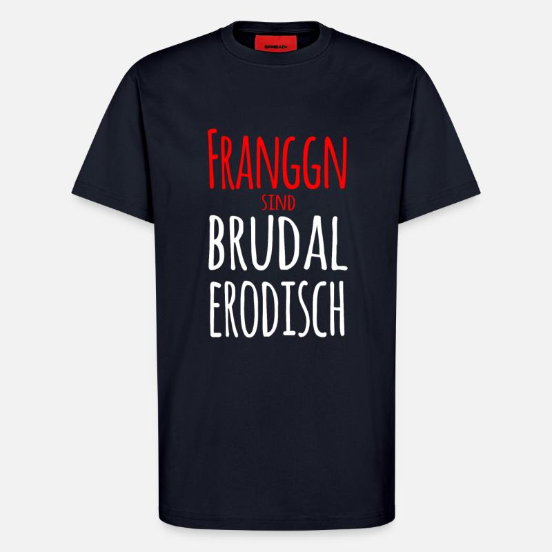 brudal erodisch - T-Shirt - made by SPREAD - DARK NAVY