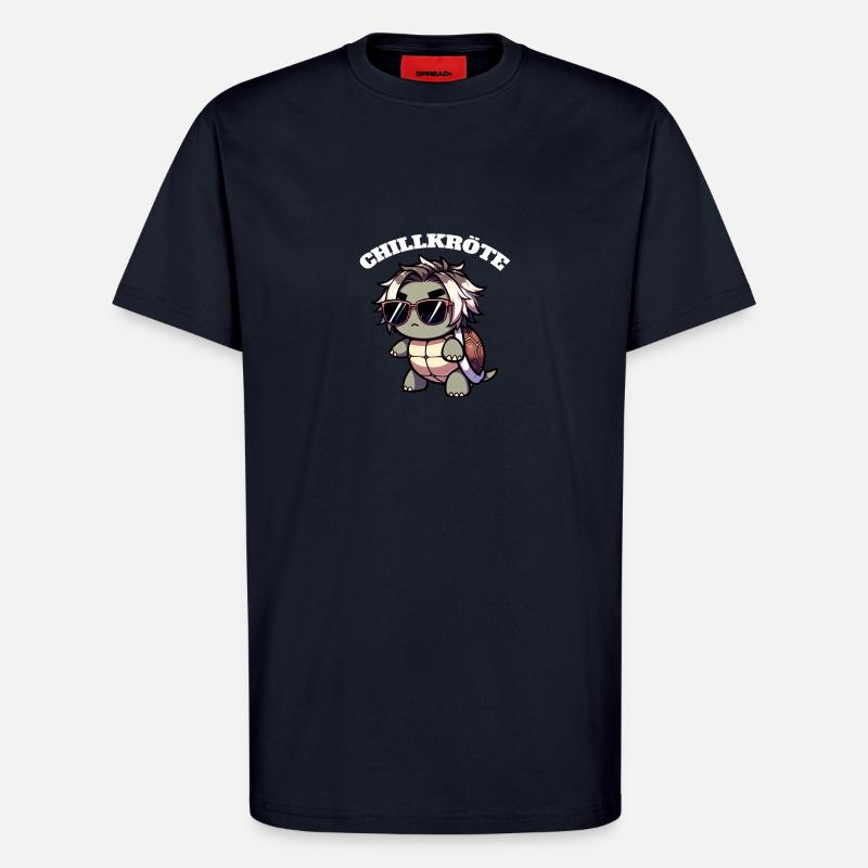 Chill Toad Turtle - T-Shirt - made by SPREAD - DARK NAVY