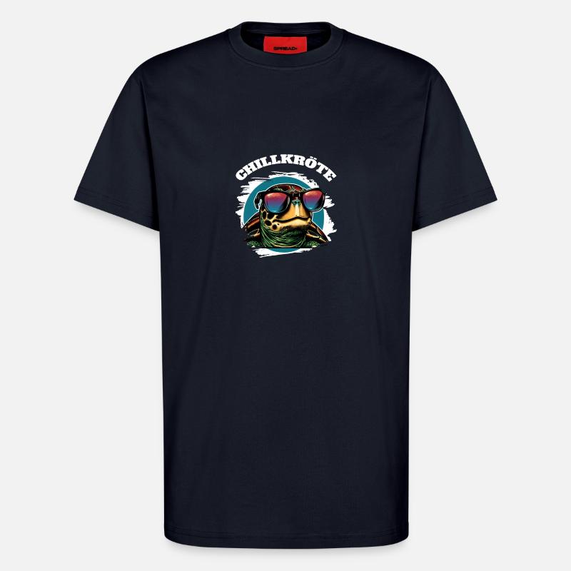 Chill Toad Turtle - T-Shirt - made by SPREAD - DARK NAVY