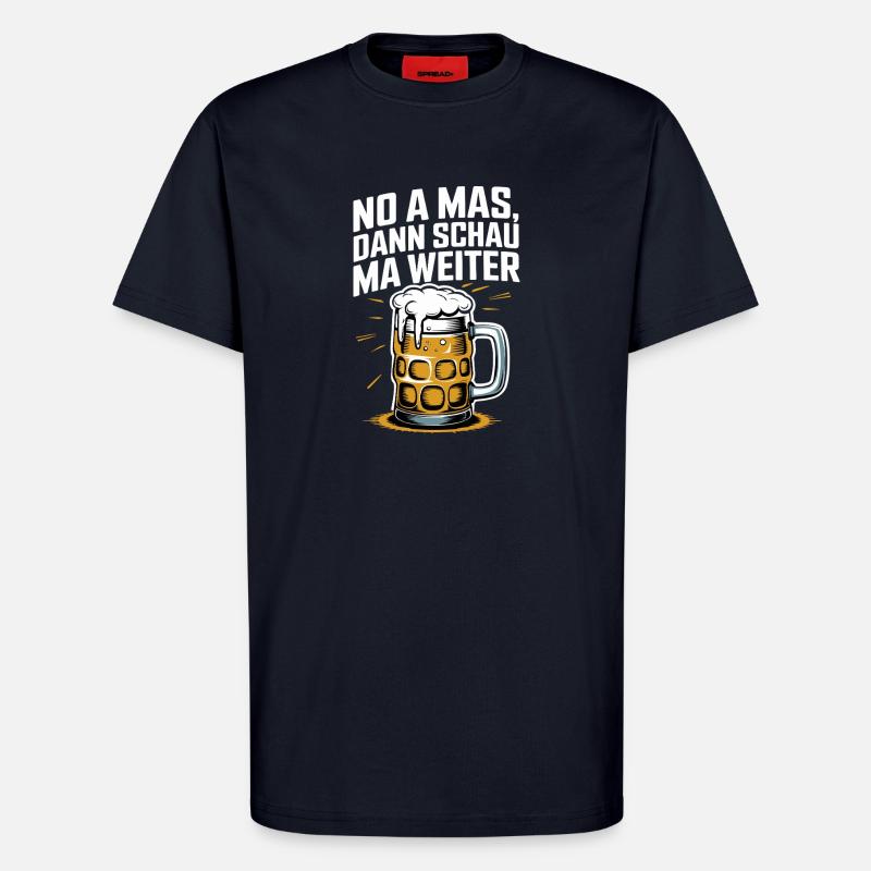 Bier Spruch Prost Krug - T-Shirt - made by SPREAD - DARK NAVY