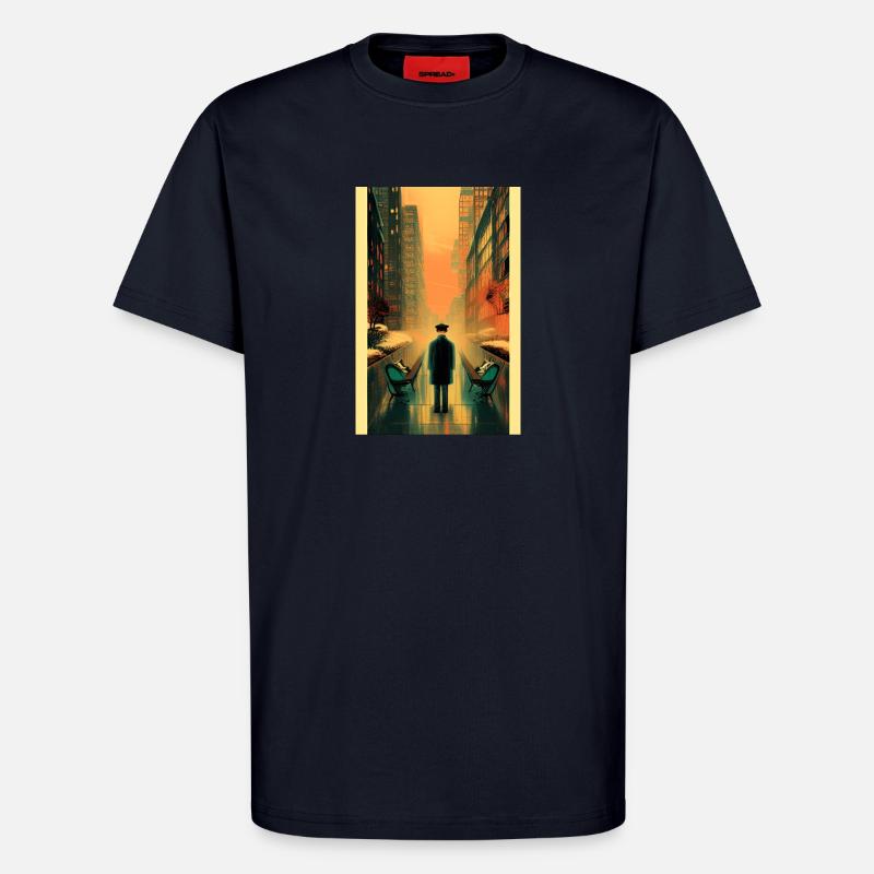 Straßen 3 - T-Shirt - made by SPREAD - DARK NAVY