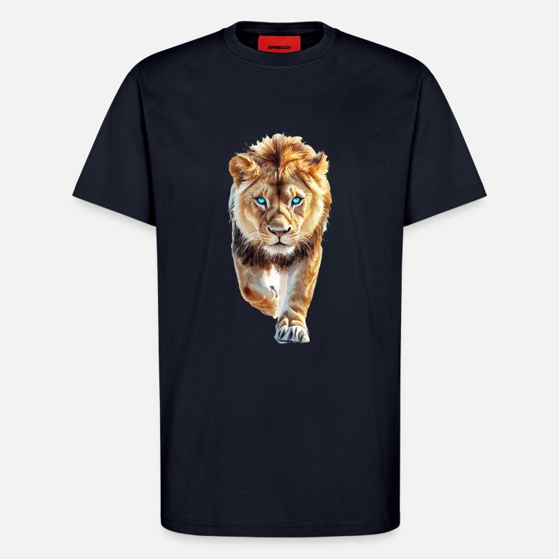 Löwe - T-Shirt - made by SPREAD - DARK NAVY