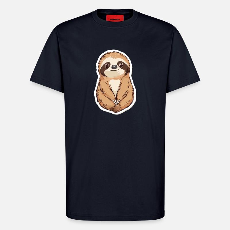 Faultier - T-Shirt - made by SPREAD - DARK NAVY
