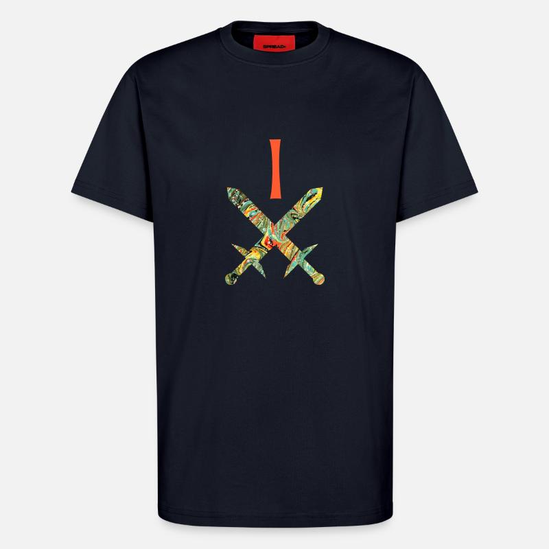 gekreuzte schwerter e 200 i - T-Shirt - made by SPREAD - DARK NAVY