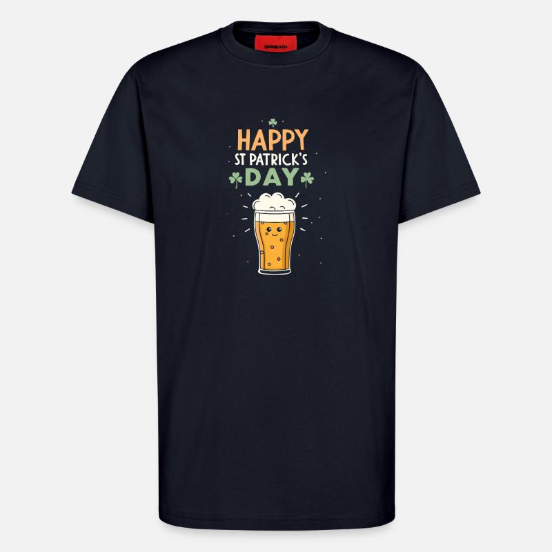 Frohes St. Patrick's Pint - T-Shirt - made by SPREAD - DARK NAVY