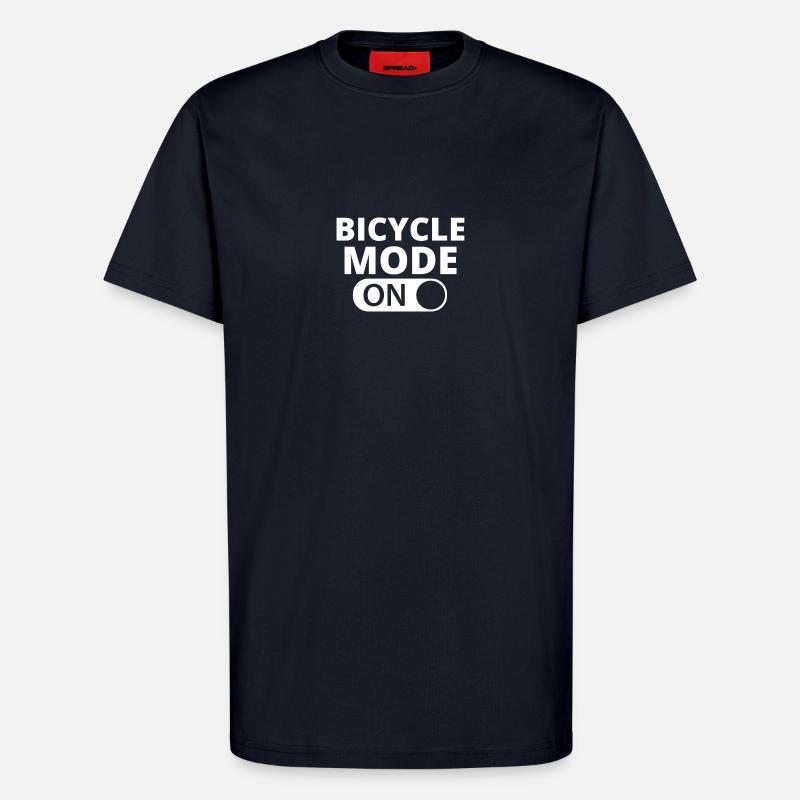 MODE ON BICYCLE - T-Shirt - made by SPREAD - DARK NAVY
