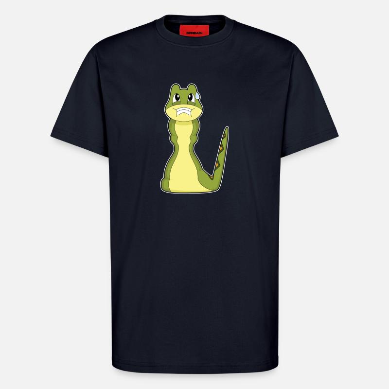 Snake Chess Board Game - T-Shirt - made by SPREAD - DARK NAVY
