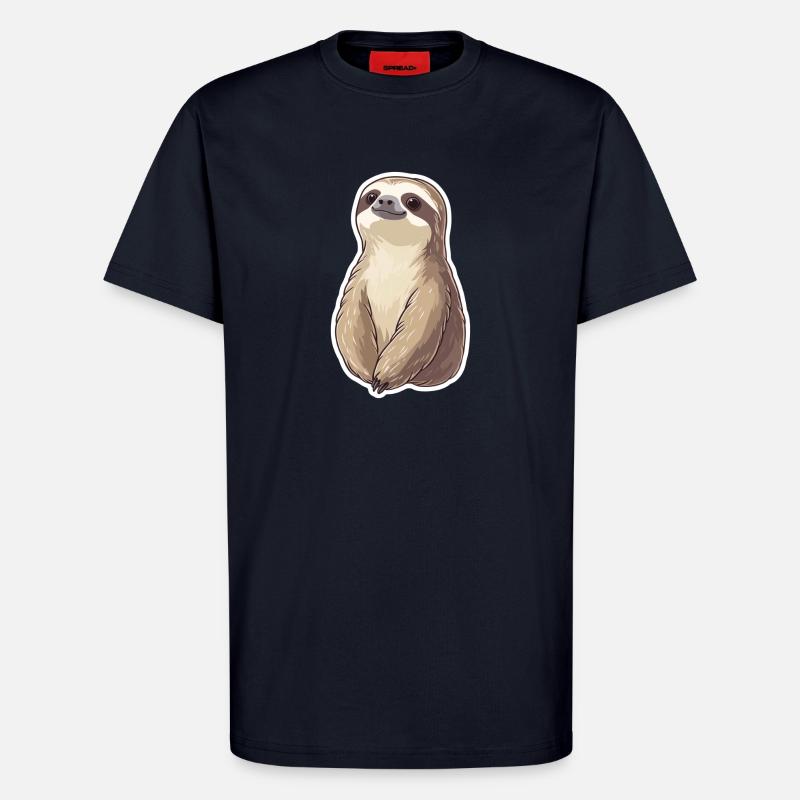 Faultier - T-Shirt - made by SPREAD - DARK NAVY
