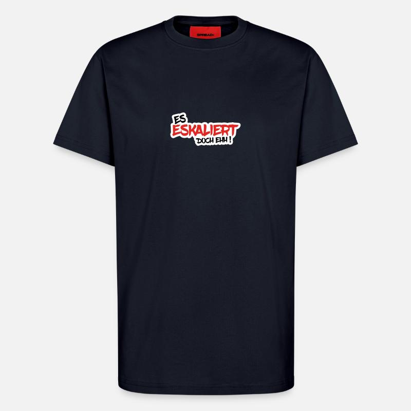 IT IS ESCALING EHH! - T-Shirt - made by SPREAD - DARK NAVY