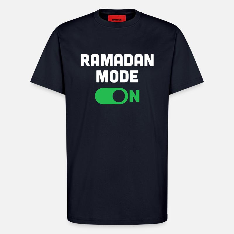 Mode Ramadan activé - T-shirt bio décontracté fabriqué en UE - DARK NAVY